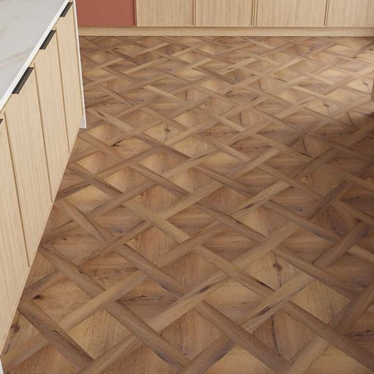 Ambleside Smoked Oak Basketweave flooring