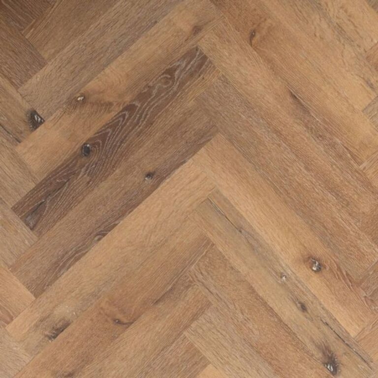 Ambleside Smoked Oak Herringbone flooring