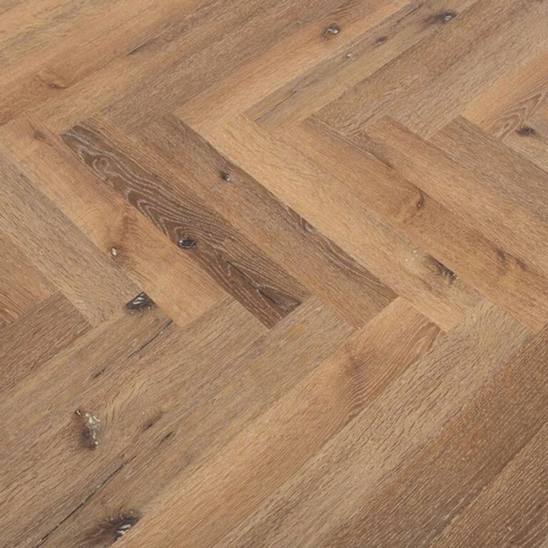 Ambleside Smoked Oak Herringbone flooring