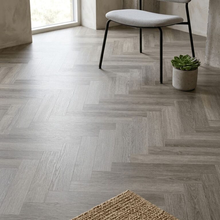 Kingham Oak Herringbone flooring – detail