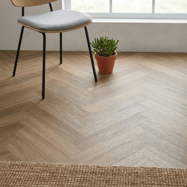 Litton Elm Herringbone flooring – detail