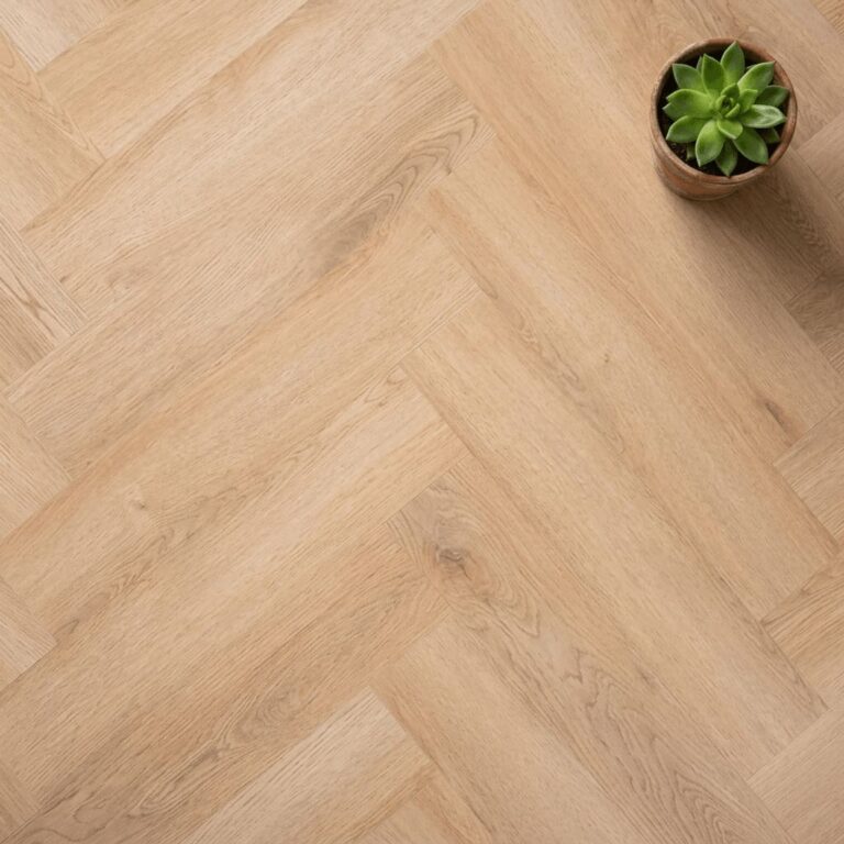 Lygon Oak Herringbone flooring – close-up