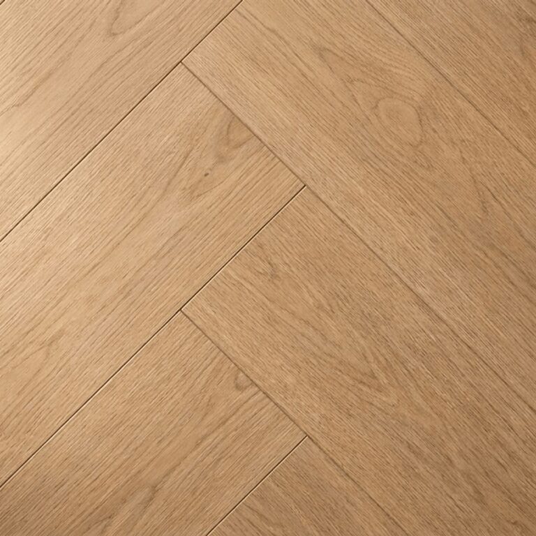 Middleham Oak Herringbone flooring – close-up