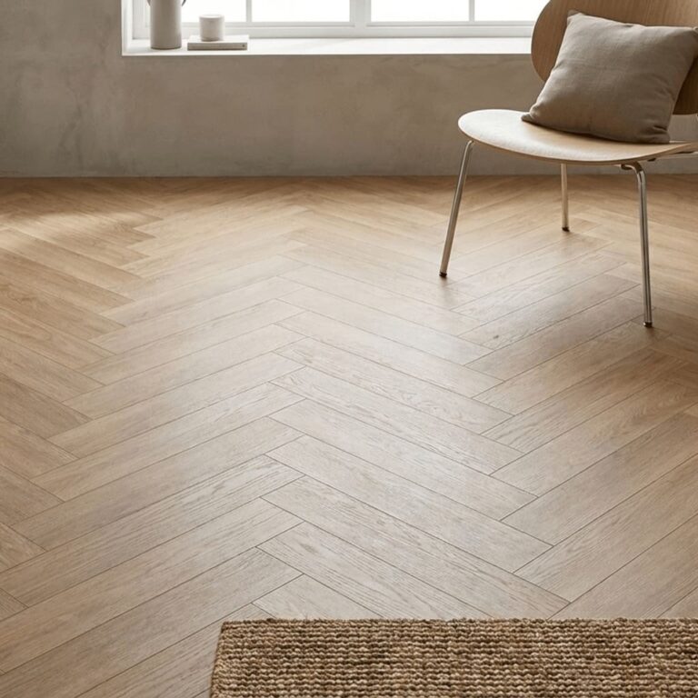 Middleham Oak Herringbone flooring – detail