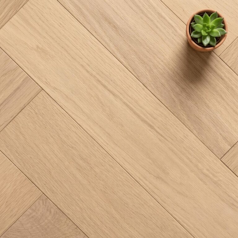 Mobberley Oak Herringbone flooring – close-up