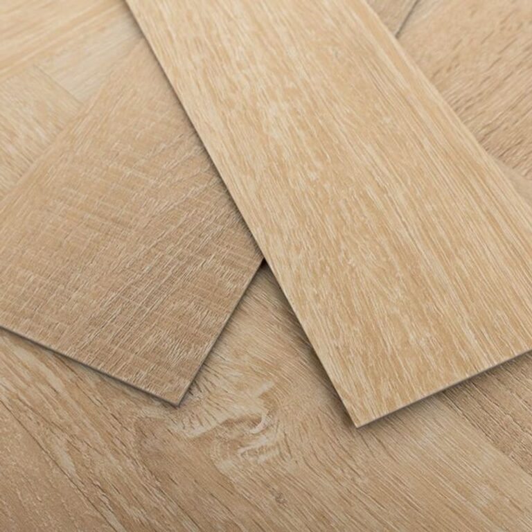 Staveley Bleached Oak Herringbone flooring