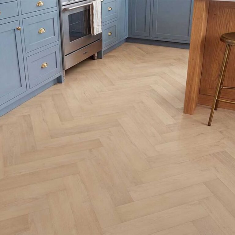 Glenridding Larch Herringbone flooring