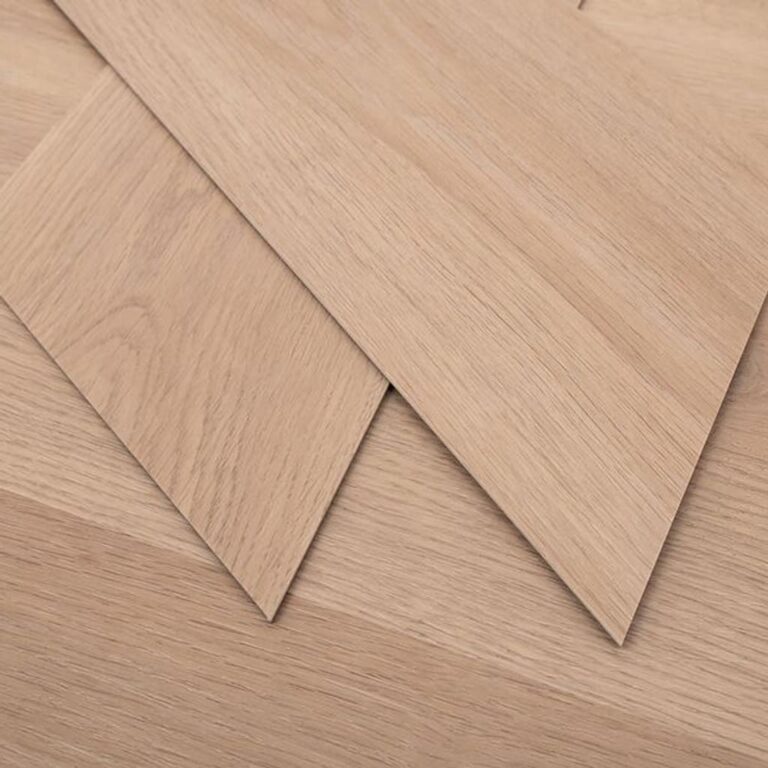 Elterwater Elm Chevron flooring