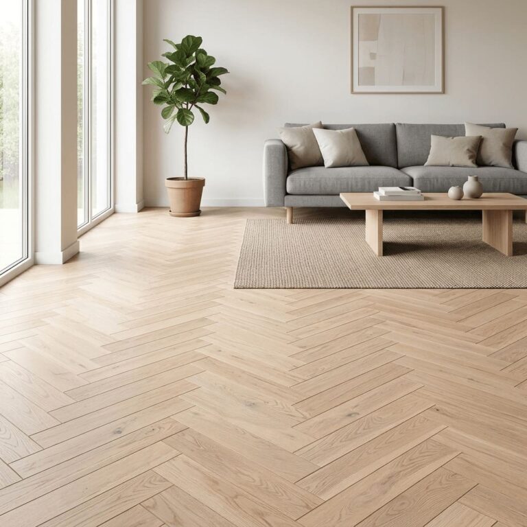 Prestbury Oak Herringbone flooring – room setting