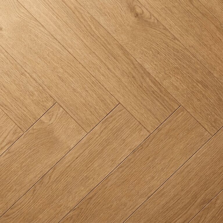 Rannoch Oak Herringbone flooring – close-up