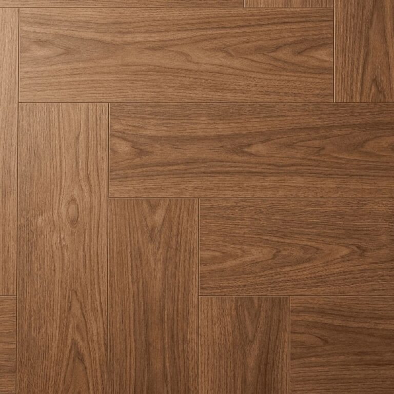 Reeth Walnut Herringbone flooring – close-up