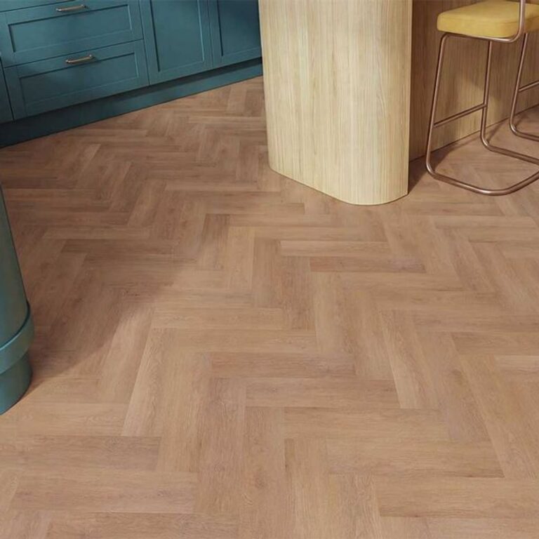 Braithwaite Golden Oak Herringbone flooring