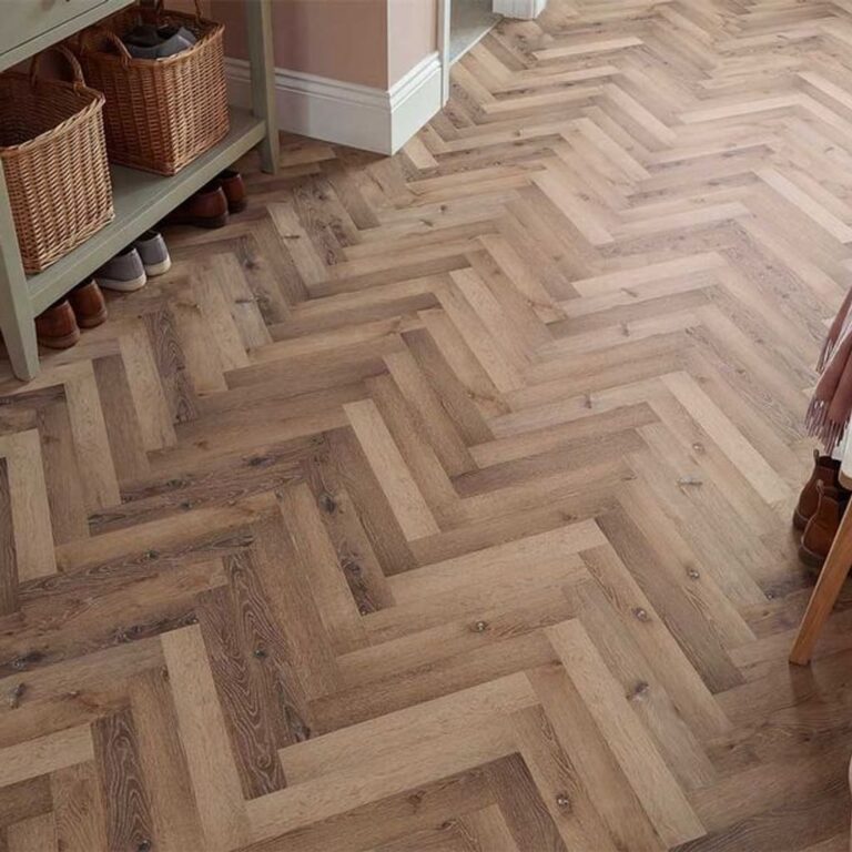 Langdale Heritage Oak Herringbone flooring