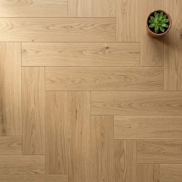 Skye Oak Parquet flooring – close-up