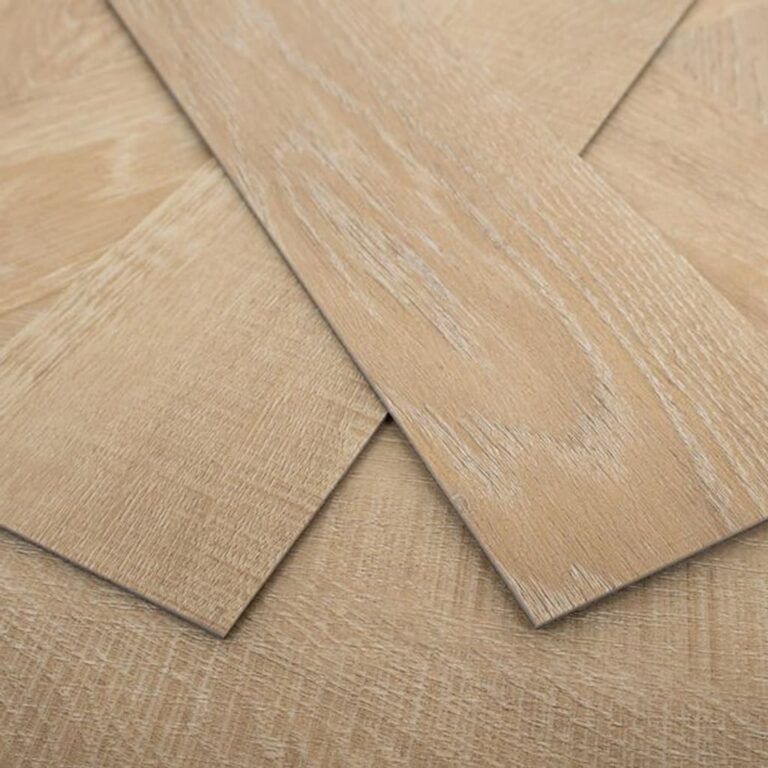 Staveley Bleached Oak Basketweave flooring