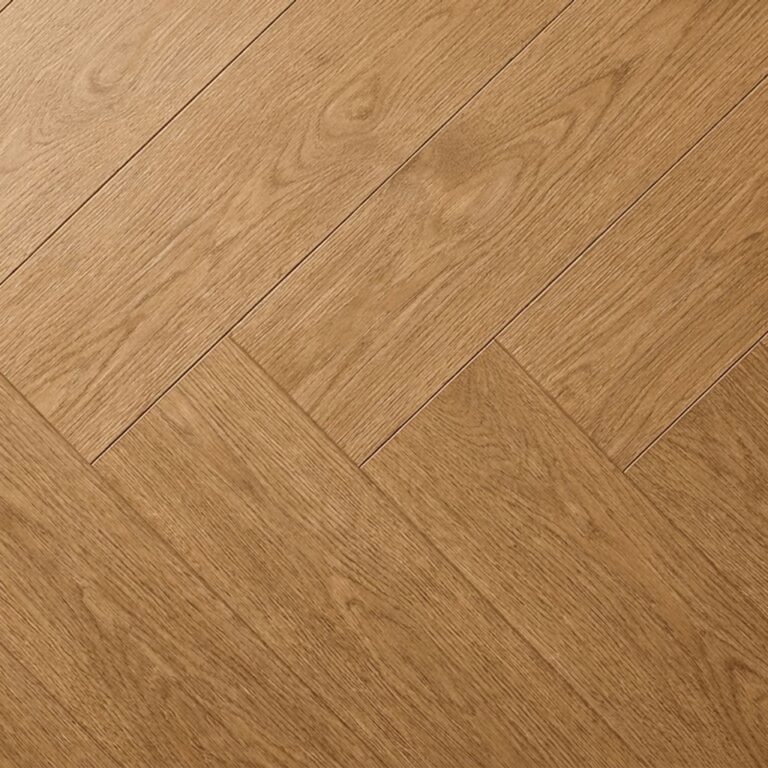 Speyside Oak Herringbone flooring – close-up