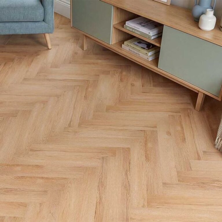 Rydal Honey Oak Herringbone flooring