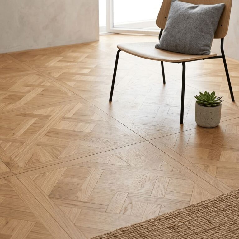Utkinton Oak Versailles flooring – detail