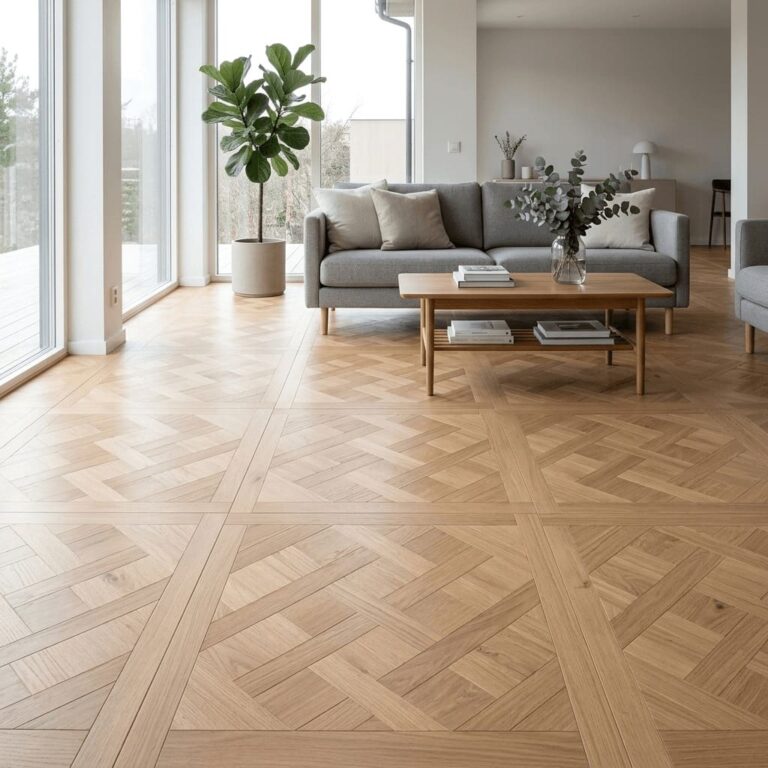 Utkinton Oak Versailles flooring – room setting