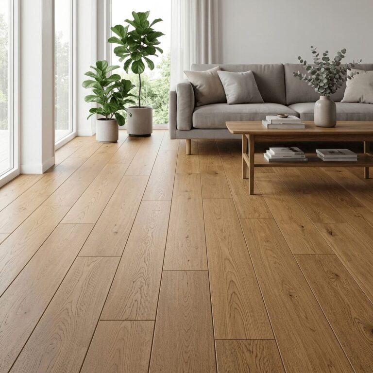 Warmingham Oak flooring – room setting