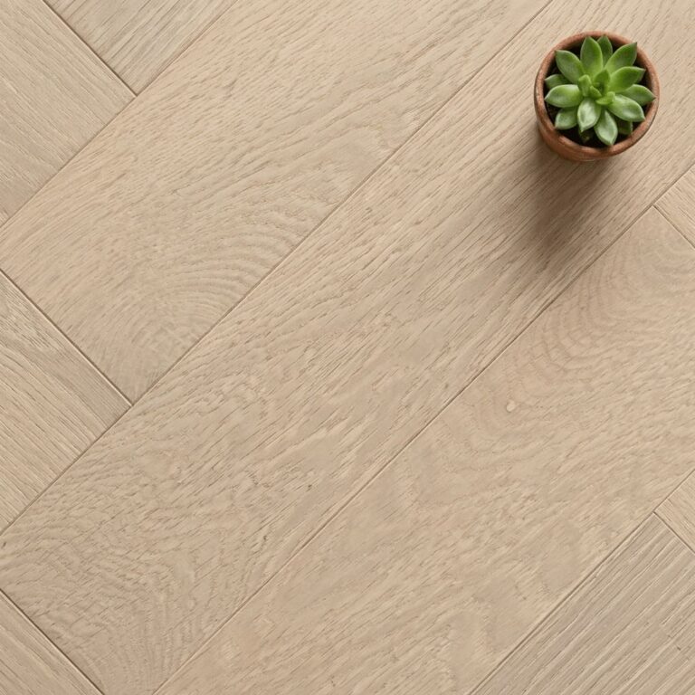Westminster Oak Herringbone flooring – close-up